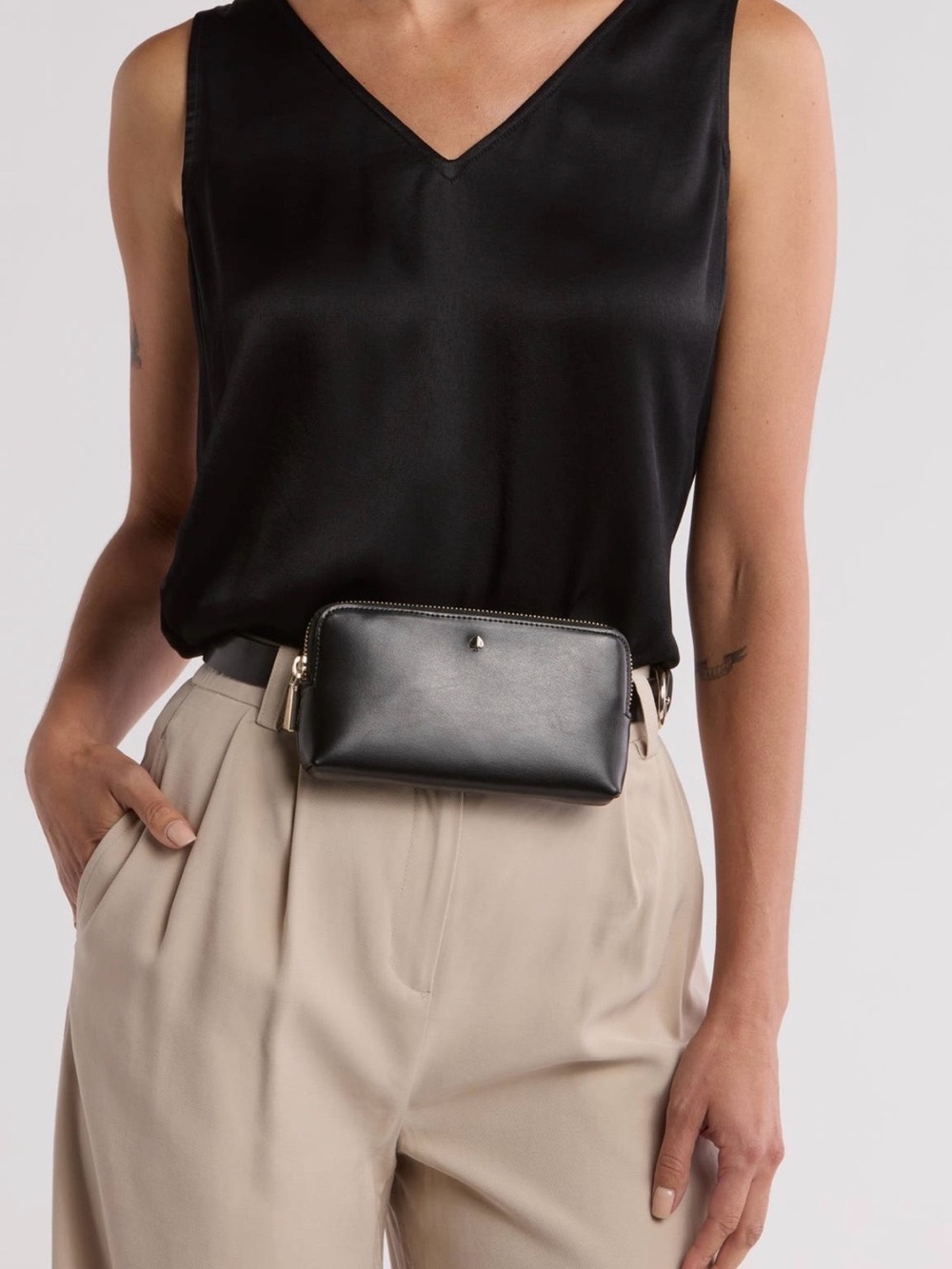 KATE SPADE NEW YORK NWT ZIP TOP BELT BAG